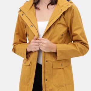 Utility Anorak Jacket with Flannel Plaid Hood